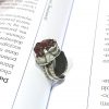 kwarc truskawkowy pierścionek regulacja rozmiaru biżuteria artystyczna