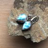larimar naturalny kolczyki