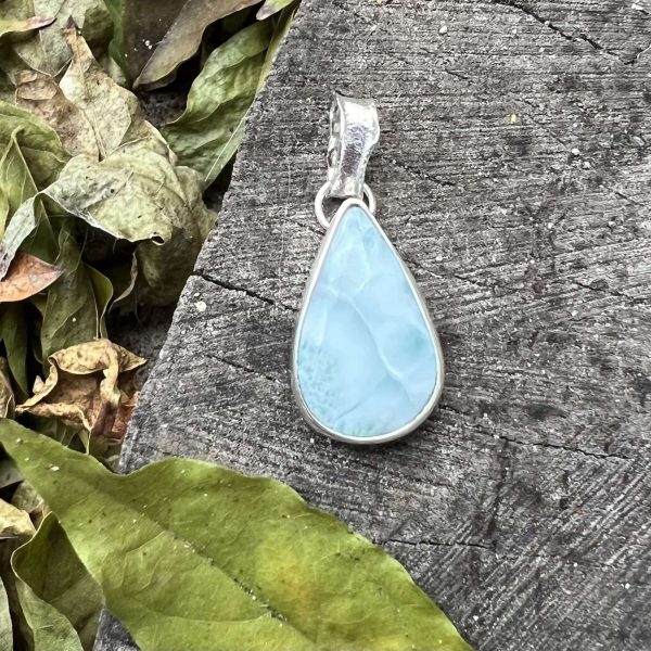 Larimar kropla wisior