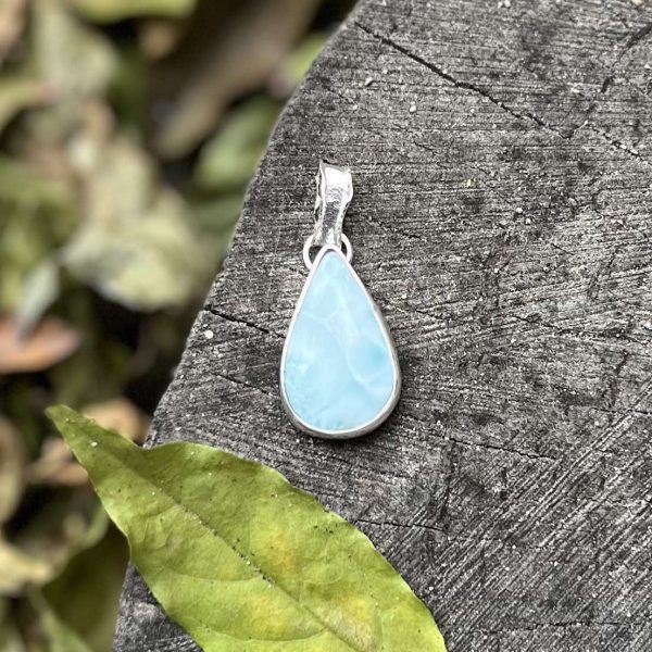 Larimar kropla wisior