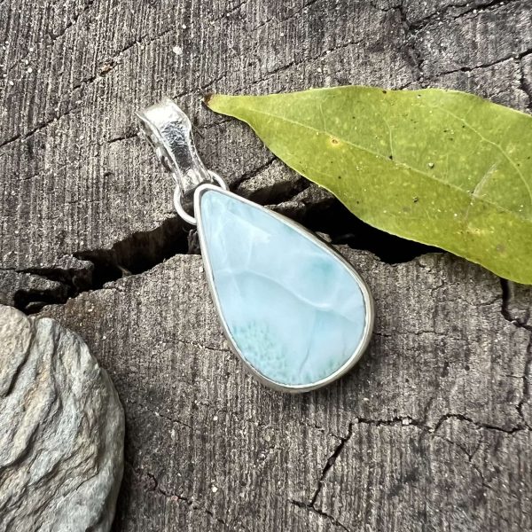 Larimar kropla wisior