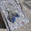 Lapis lazuli kolczyki