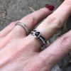 Czarny surowy diament rozmiar 15