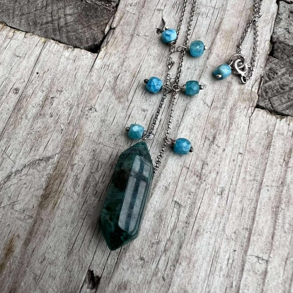 Apatyt sopel naszyjnik