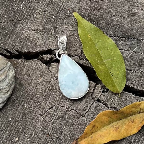 Kropla larimar wisior