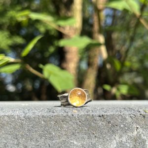 Cytryn pierścionek słońce