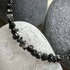 Czarne diamenty bransoleta