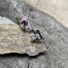 Herkimer diament pierścionek