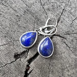 Kolczyki lapis lazuli