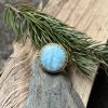 Larimar w złocie
