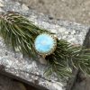 Larimar w złocie
