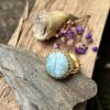 Larimar w złocie
