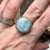 Larimar w złocie