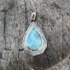 Larimar wisior kropla