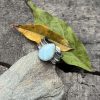 Larimar kropla pierścionek 1 Larimar kropla pierścionek