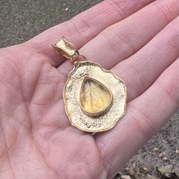 Cytryn w złoconym srebrze 4