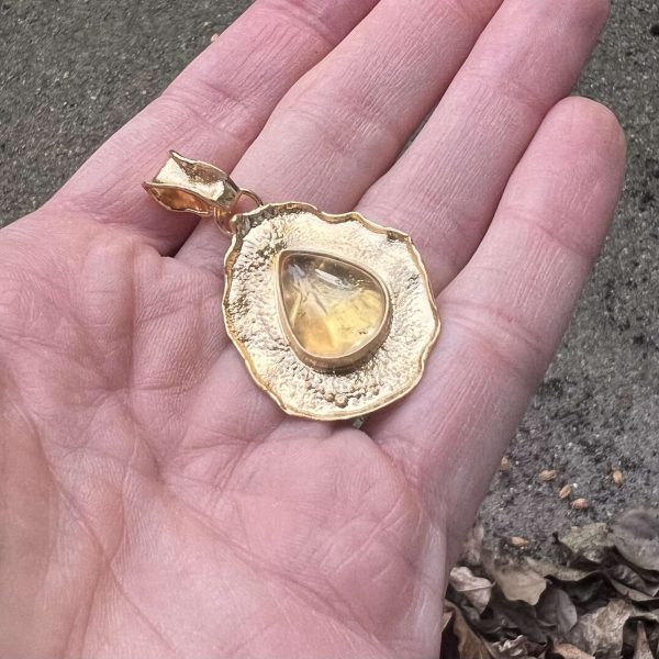 Cytryn w złoconym srebrze