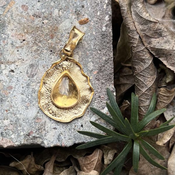 Cytryn w złoconym srebrze