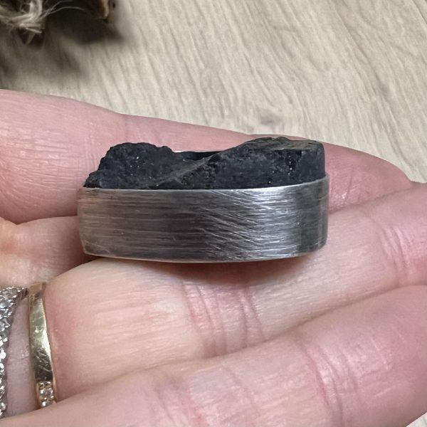 Czarny turmalin serce