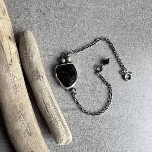 Bransoletka z czarnym turmalinem