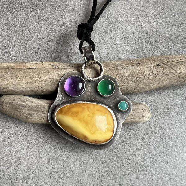 Bursztyn ametyst amazonit agat