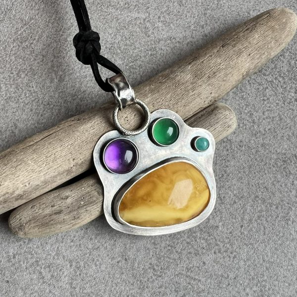 Bursztyn ametyst amazonit agat