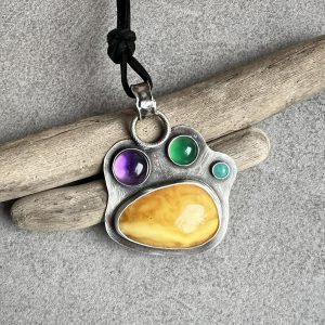 Bursztyn ametyst amazonit agat