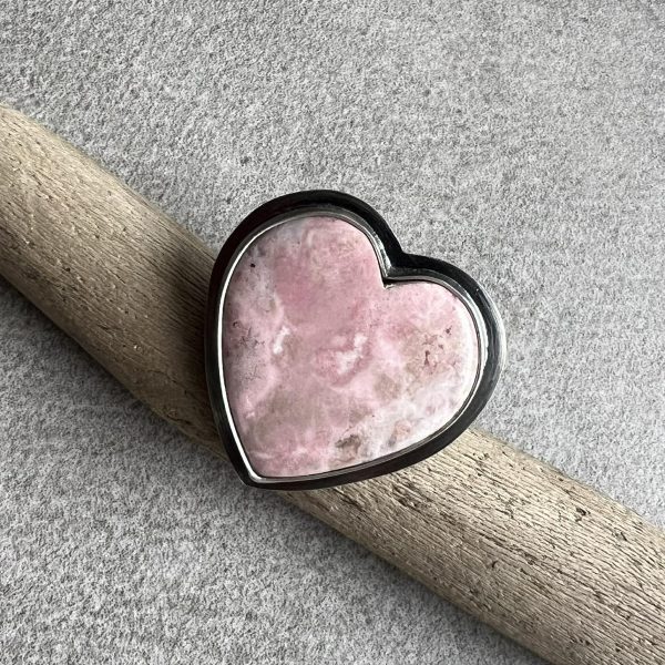 Rodonit pierścionek