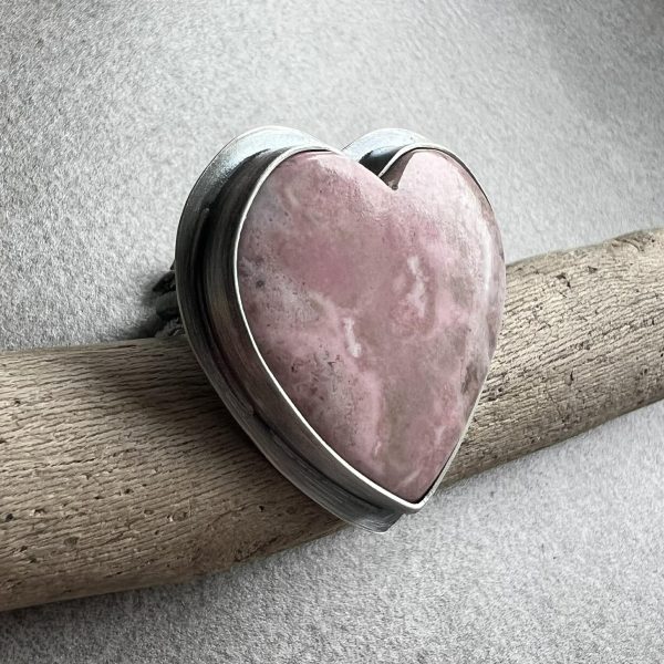 Rodonit pierścionek