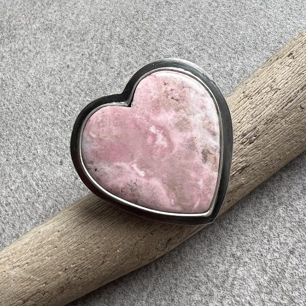 Rodonit pierścionek