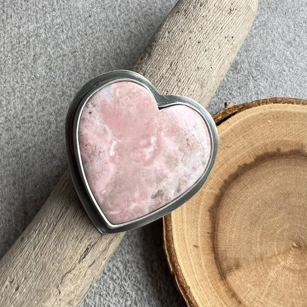 Rodonit pierścionek