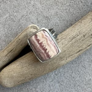 Rodochrozyt pierścionek